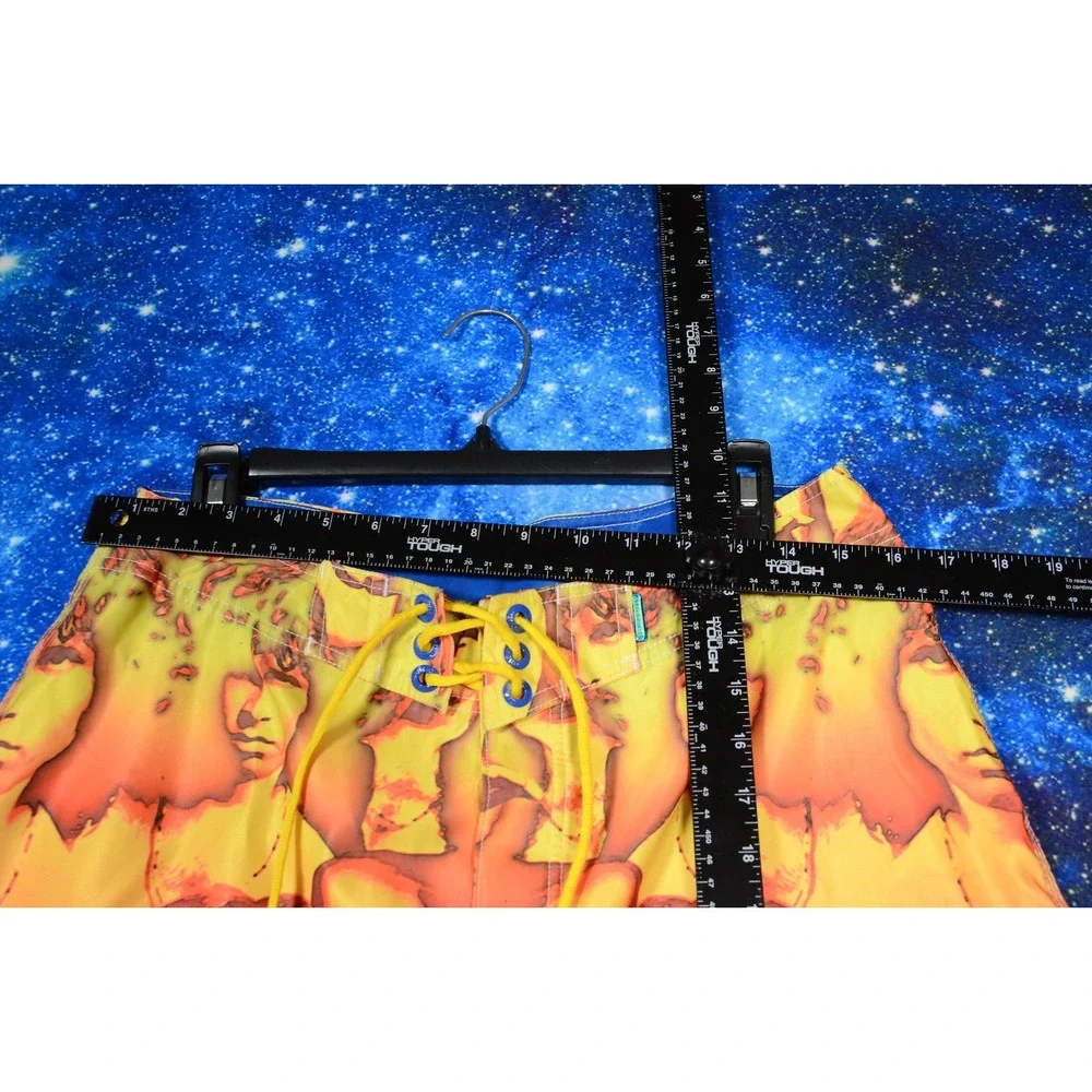 Dragonfly Shorts Mens 34 Multicolor The Doors Tie Dye Boardshorts Swim Surf